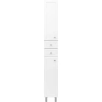 Пенал Misty Мисти Э-05026-01НжЛ напольный L, белый глянец