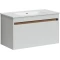 Комплект мебели белый глянец 91 см Sancos Smart SM90W + CN7002 + CI900 - 4