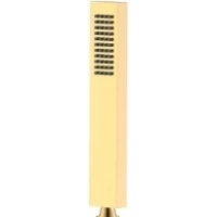 Душевая лейка Boheme Qubic 421-2-G 38 мм, 1 режим, золотой