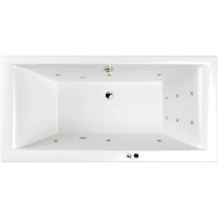 Акриловая гидромассажная ванна 170x80 см Whitecross Savia Duo 0103.170080.100.LINE.BR