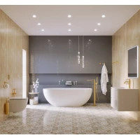 Ванна из литьевого мрамора Cezares Stream Solid Surface CZR-STREAM-170-78-56-SSB 170x78 см, отдельностоящая, белый матовый