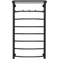 Полотенцесушитель водяной Secado Агата 1КСП 4673739223246 1000x432, черный матовый