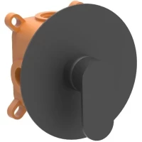 Смеситель для душа AQG Beta 01BET350NG встраиваемый, черный матовый