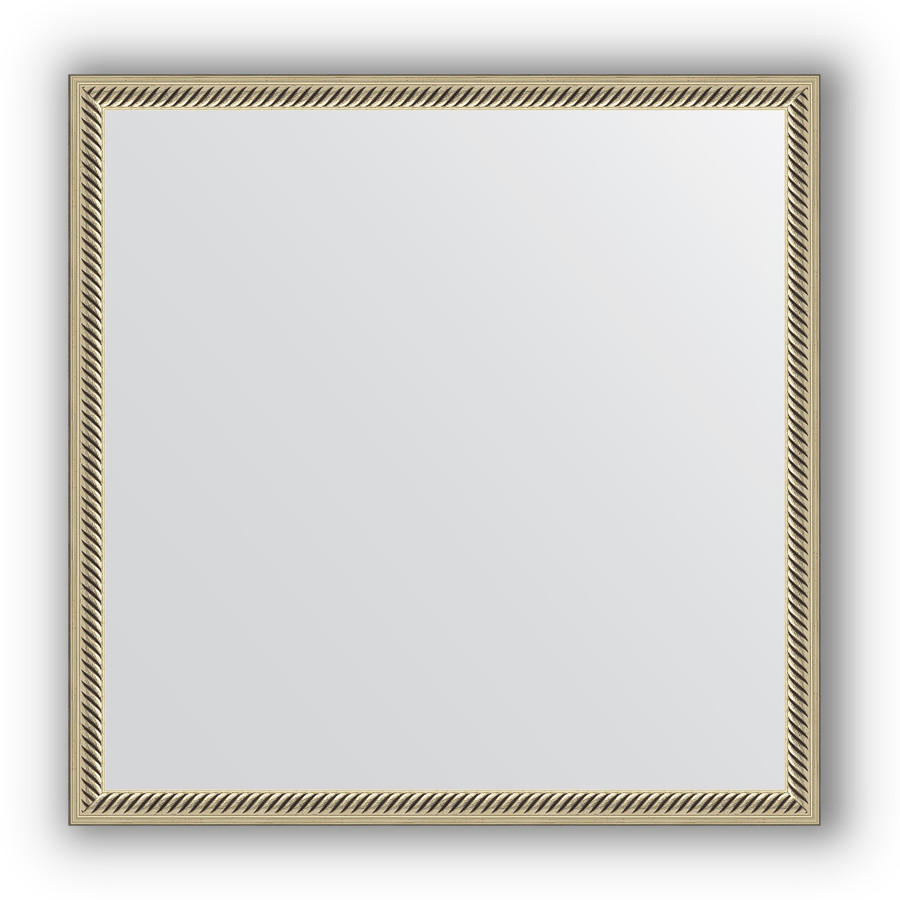Зеркало 58х58 см витое серебро Evoform Definite BY 0605