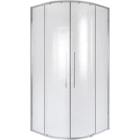 Душевой уголок Niagara NG-3625-34 80x80 см, профиль хром, стекло шиншилла