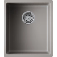 Кухонная мойка Omoikiri Tetogranit Bosen 38-U-GR 4993538 38x44 см, ленинградский серый