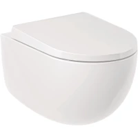 Унитаз подвесной Kludi Resa D 24WCW0243 безободковый, торнадо, белый