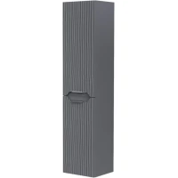 Пенал Equil Mirage ppMIRAGE36.L.KZ-07 подвесной L, с бельевой корзиной, графит матовый