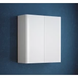 Изображение товара шкаф двустворчатый 60x80 белый глянец corozo алабама sd-00000799