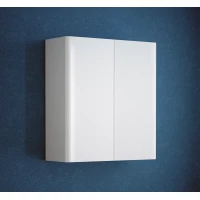 Шкаф двустворчатый 60x80 белый глянец Corozo Алабама SD-00000799