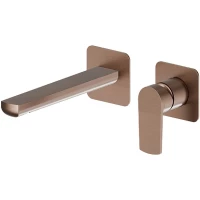 Смеситель для раковины Newform Haka 72026E.59.067 встраиваемый, без донного клапана, медь матовая