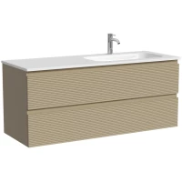 Тумба под раковину Sancos Folk FL120RCP 119 см R, подвесная, капучино матовый