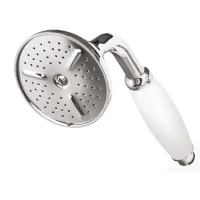 Ручной душ хром, ручка белая Cezares CZR-U-D1FC-01-Bi