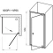 Душевой уголок 80x100 см Ravak Nexty NDOP1 + NPSS 03O40C00Z1 + 90OA0C00Z1 прозрачное Душевой уголок 80x100 см Ravak Nexty NDOP1 + NPSS 03O40C00Z1 + 90OA0C00Z1 прозрачное - 3