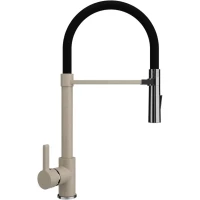 Смеситель для кухни Ulgran UQ-024-03 с гибким изливом, десерт