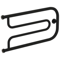 Полотенцесушитель водяной 320x650 черный матовый Сунержа Гусли+ 31-4009-3265