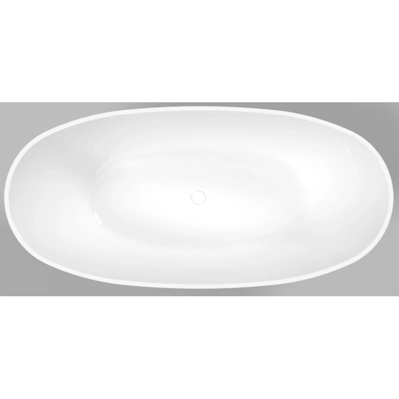 Ванна из литьевого мрамора 160x75 см Whitecross Onyx B 0205.160075.100