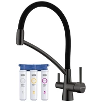 Смеситель для кухни с фильтром Paulmark Siegen SI213111-GM + H851P00