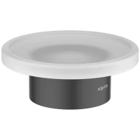 Мыльница Aquatek Лира AQ4426MB настольная, черный матовый 