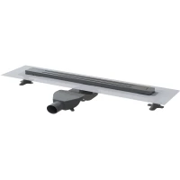 Душевой трап (лоток) Boheme Premium Trendy 983-80-GM 80 см, с решеткой, щелевой, графит матовый