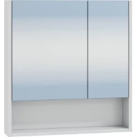 Зеркальный шкаф Санта Сити 700337 60x65 см L/R, белый глянец