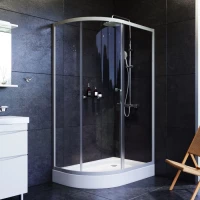 Душевой уголок Am.Pm Like W83G-302U120CT64 120x80 см, профиль матовый хром, стекло прозрачное