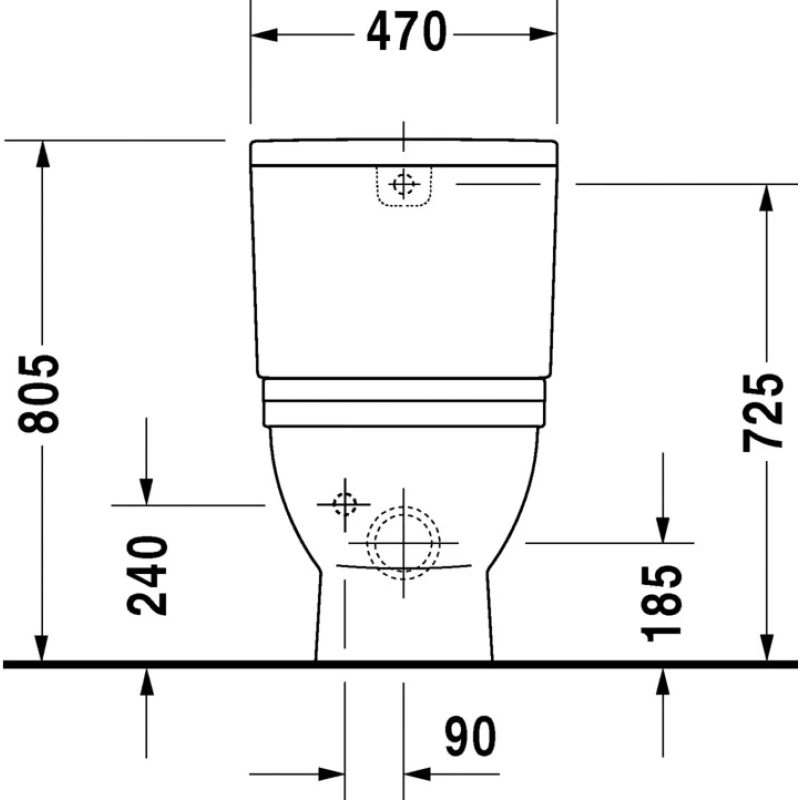 Бачок для унитаза Duravit Starck 3 0928100005