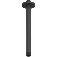 Кронштейн для верхнего душа Whitecross Y Y1321BL 240 мм, потолочный, черный матовый