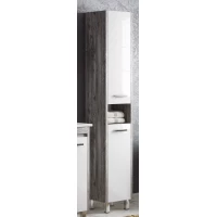 Пенал Corozo Лорена SD-00000304 напольный L/R, белый глянец/антик