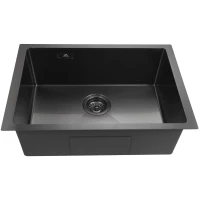 Кухонная мойка Fashun 17M Комплект AS5544-17 55x44 см, оружейная сталь