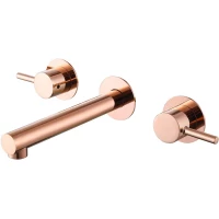 Смеситель для раковины Abber Emotion AF88121RG встраиваемый, розовое золото