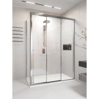 Душевой уголок Veconi Premium Prato PR3/R-SP-14090-01-CH-C4 140x90 см R, профиль хром, стекло прозрачное
