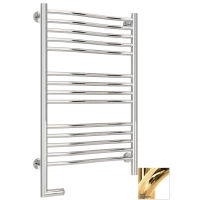 Полотенцесушитель электрический 800x500 золотой МЭМ левый Сунержа Флюид 2.0 03-5220-8050