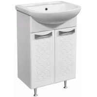 Тумба белый глянец/белый матовый 47 см Stella Polar Ванда SP-00000200