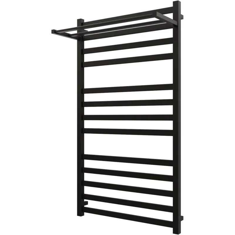Полотенцесушитель водяной Grota Comfort 4650186715753 1125x630, черный матовый Полотенцесушитель водяной Grota Comfort 4650186715753 1125x630, черный матовый