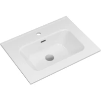 Раковина Brevita Руби B-RUB060-01 61x46 см, накладная, белый
