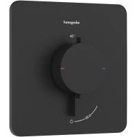 Термостат для душа Hansgrohe Ecostat Comfort Q 33712670 встраиваемый, черный матовый