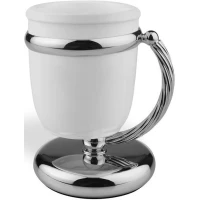 Стакан для зубных щеток Stil Haus Giunone G718(08) настольный, хром