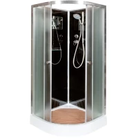 Душевая кабина 90x90x208 см Deto B09BLACK матовое