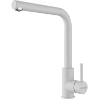 Смеситель для кухни Paulmark Twin Tw213622-WH с подключением к фильтру, белый матовый