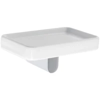 Мыльница Stil Haus Living LV09(08) настенная, хром/белый