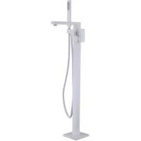 Смеситель напольный для ванны Abber Daheim AF8215W белый матовый