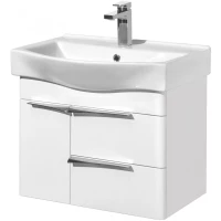 Тумба с раковиной белый глянец 65 см Акватон Беверли 1A2353K0BV010