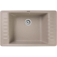 Кухонная мойка GranFest Quarz 71 75,2x47,5 см, песочный
