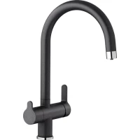 Смеситель для кухни с подключением к фильтру Blanco Trima антрацит 526264