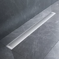 Душевой трап (лоток) Am.Pm MasterFlow W01SC-P11-080-01SB 79,35 см, с решеткой, перфорированный, матовый хром