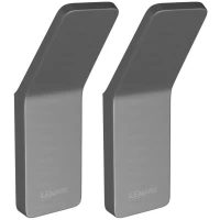 Комплект крючков Lemark Smooth Line 9716003 для ванны, графит матовый