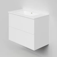 Тумба под раковину La Fenice Terra Twin FNC-01-TER-B-80-2 78,6 см, подвесная, белый матовый