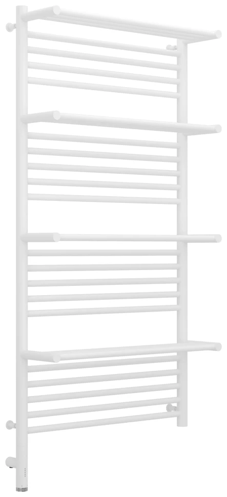 

Полотенцесушитель электрический 1200x600 белый матовый МЭМ левый Сунержа Богема с полкой 3.0 30-5808-1260