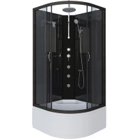 Душевая кабина 90x90x240 см Niagara NG-6508-14BKTG тонированное